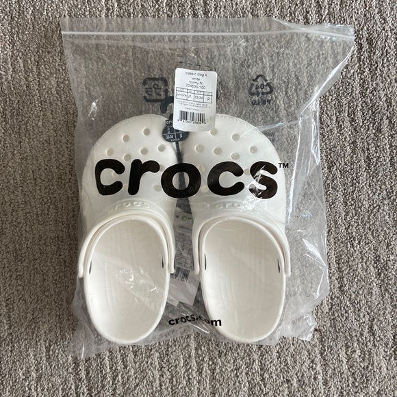 White Crocs - Picture 1 of 2